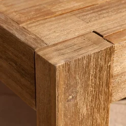 Clearance Salotto da giardino angolare in legno di acacia 2 posti 3 pezzi Bornéo Grigio Salotto Da Balcone|Salotto Da Giardino