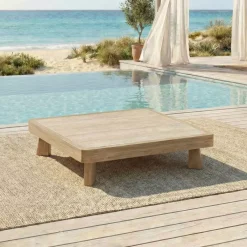 Best Salotto da giardino effetto legno e resina 5 posti 4 pezzi Palawan Salotto Da Giardino