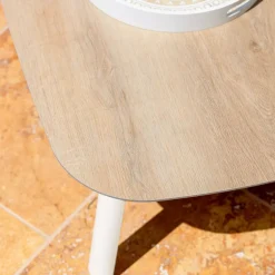 Clearance Salotto da giardino in alluminio 2 posti 3 pezzi Amalfi Bianco e tortora Salotto Da Balcone|Salotto Da Giardino