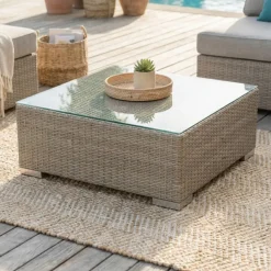 Outlet Salotto da giardino in resina intrecciata 2 posti 3 pezzi Palma Grigio Salotto Da Balcone|Salotto Da Giardino