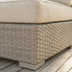 Online Salotto da giardino in resina intrecciata 2 posti 3 pezzi Palma Grigio e beige Salotto Da Balcone|Salotto Da Giardino
