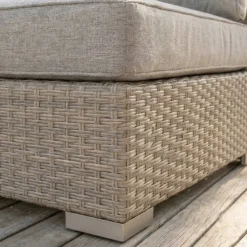 New Salotto da giardino in resina intrecciata 2 posti 3 pezzi Palma Grigio e tortora Salotto Da Balcone|Salotto Da Giardino