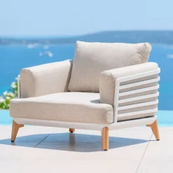 Best Salotto da giardino Monte Carlo 5 posti Bianco Salotto Da Giardino