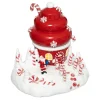 Scena di vita illuminata e animata (H17 cm) Cupcake di Babbo Natale