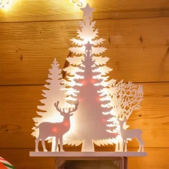 Scena luminosa Foresta a pile Bianco caldo