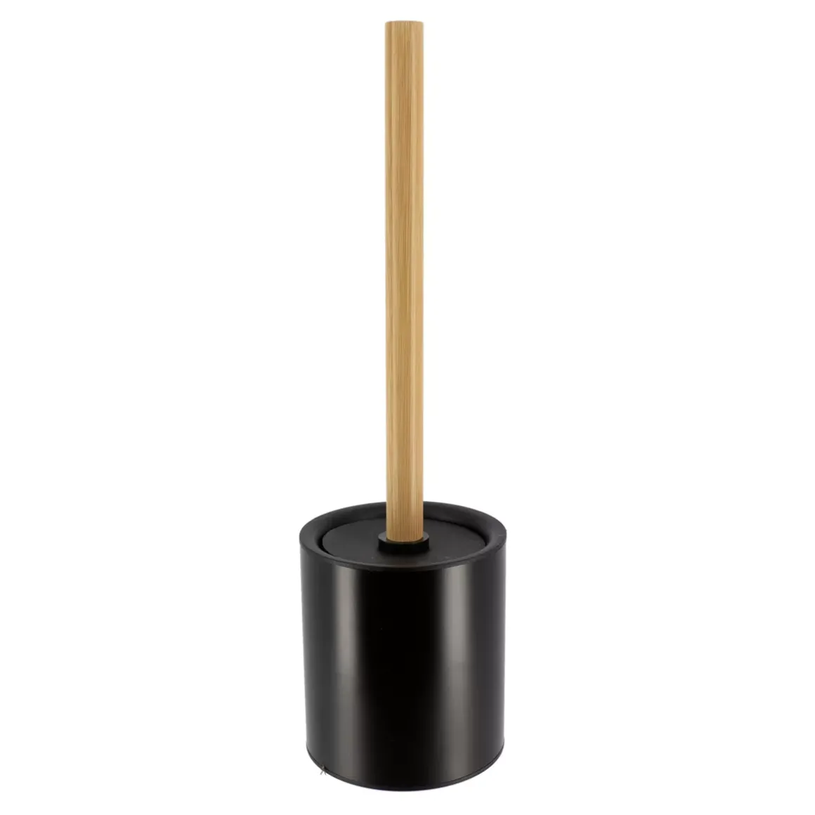 Scopino WC metallo Purebamboo Nero