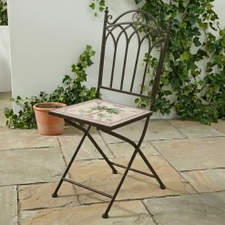 Discount Sedia bistro pieghevole in mosaico Havana Salotto Da Balcone|Sedie Da Giardino