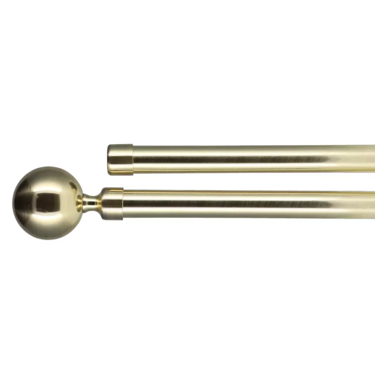 Clearance Set bastone tenda allungabile doppia barra (L210 - L380 cm / D19 mm) Paloma Tende : Bastoni, Aste E Supporti|Asta A Soffitto