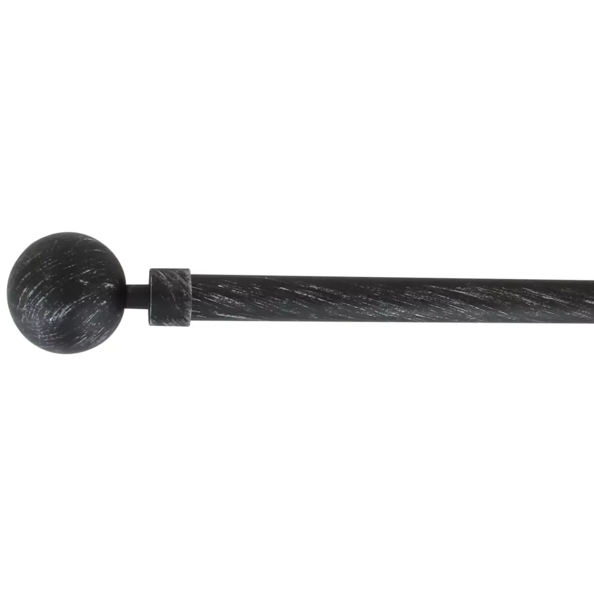 Set completo bastone tenda regolabile (L120 - L210 cm / D19 mm) Basic e argento Tende : Bastoni, Aste E Supporti