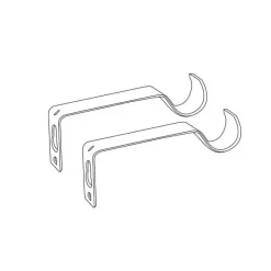 Online Set completo bastone tenda regolabile (L120 - L210 cm / Ø19 mm) Villalouise laccato Tende : Bastoni, Aste E Supporti