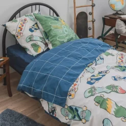 Best Set copripiumino e federa bambino in cotone (140 x 200 cm) California Biancheria Da Letto Bambini