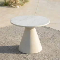 Outlet Set da giardino effetto rattan e alluminio 4 posti 5 pezzi Riviera Salotto Da Giardino