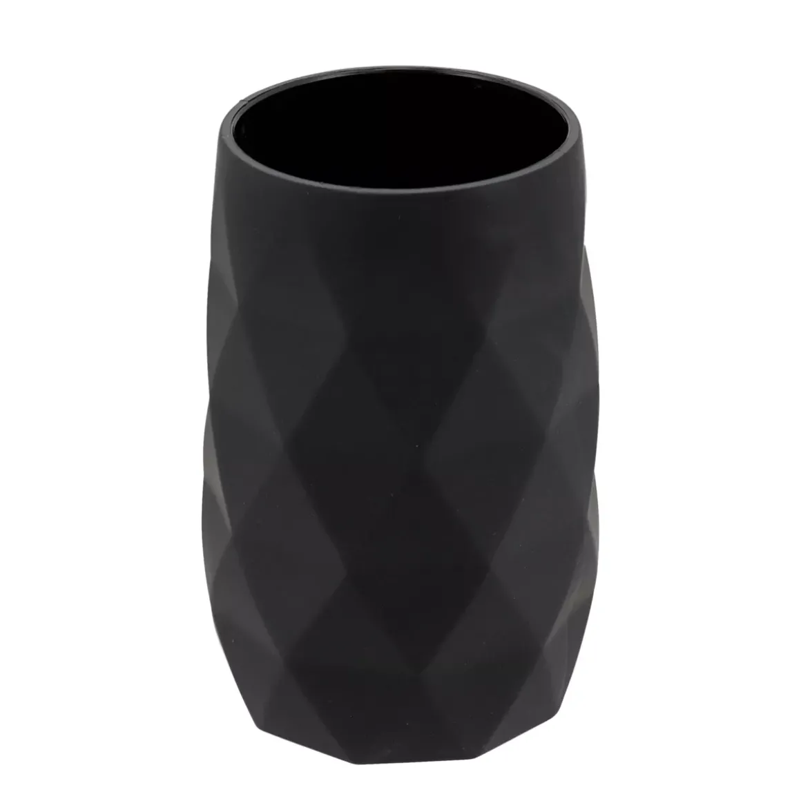 Set di accessori bagno gomma Rubby Nero