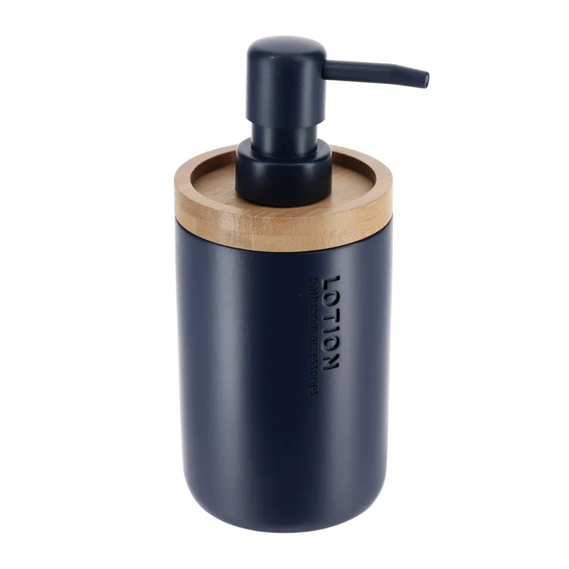 Set di accessori bagno Purebamboo Blu marino