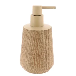 Set di accessori per il bagno effetto legno Scandi Beige