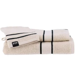 Outlet Set di 2 asciugamani e 1 guanto in cotone (50 x 90 cm) Tina Biancheria Bagno|Asciugamani Bagno