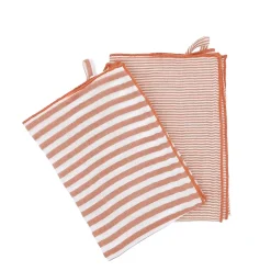 New Set di 2 asciugamani in garza di cotone (50 x 70 cm) Gaïa a Accessori Cucina