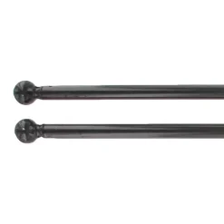 Discount Set di 2 bacchette regolabili rotonde (60 a 80cm) Tende Trasparenti : Aste, Bastoni Supporti