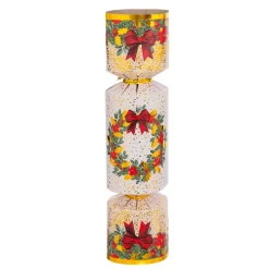 Set di 6 crackers natalizi Festività Rosso e Bianco