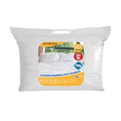 Outlet Set di 2 cuscino letto rettangolare (45 x 70 cm) Morbido Antiacaro Piumini, Cuscini Letto, Cuscini A Rullo