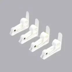 Set di 4 fermatovaglia Semplici Bianco