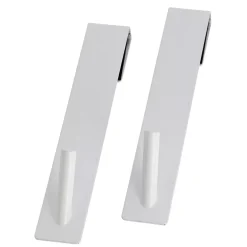 Set di 2 ganci speciale parete doccia (H18 cm) Bianco