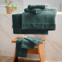 Hot Set di 2 guanti da bagno cotone bio (15 x 21 cm) Méline Guanti In Spugna|Biancheria Bagno