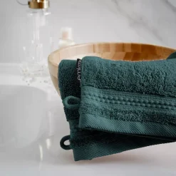 Hot Set di 2 guanti da bagno cotone bio (15 x 21 cm) Méline Guanti In Spugna|Biancheria Bagno