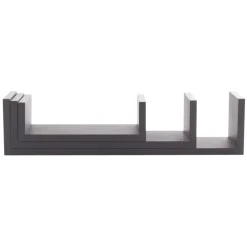 Set di 3 mensole Bord Nero