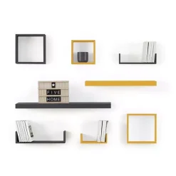 Set di 3 mensole Cube Bianco Modello piccolo