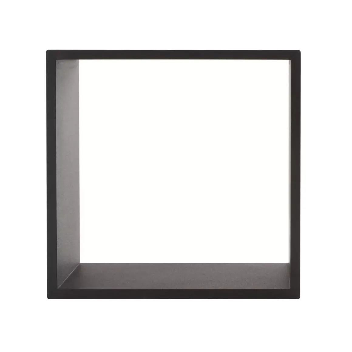 Set di 3 mensole Cube Nero Modello piccolo