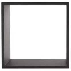Set di 3 mensole Cube Nero Modello piccolo
