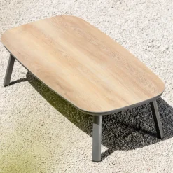 Clearance Set di mobili da giardino Amalfi Grigio 5 posti Salotto Da Giardino
