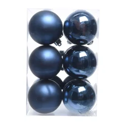Set di 12 palline di Natale (D60 mm) Aravis Blu notte