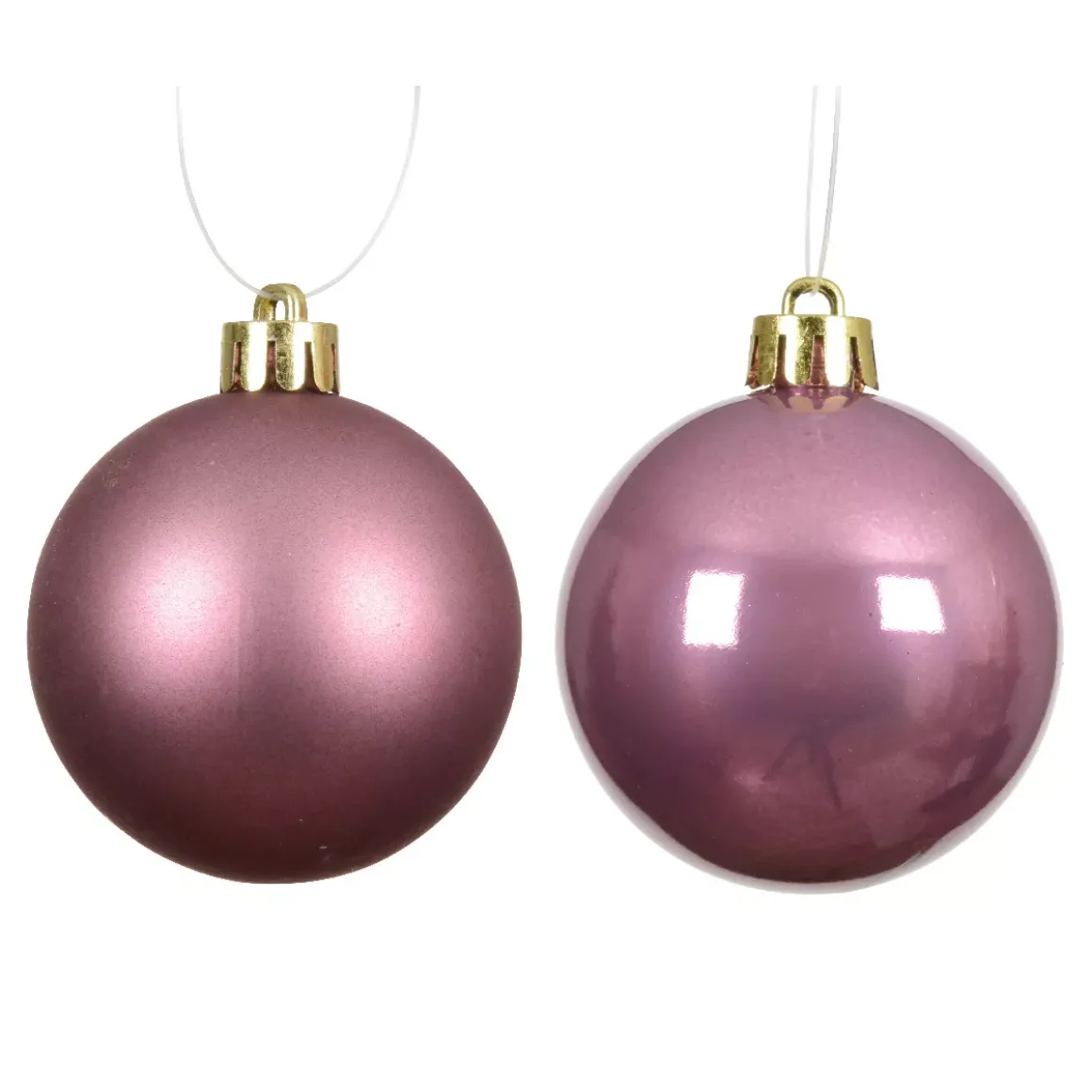Set di 12 palline di Natale (D60 mm) Aravis Rosa antico