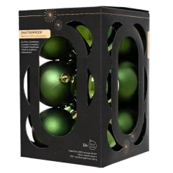 Set di 12 palline di Natale (D60 mm) Aravis Verde abete