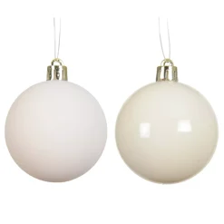 Set di 4 palline di Natale (D100 mm) Aravis Bianco lana