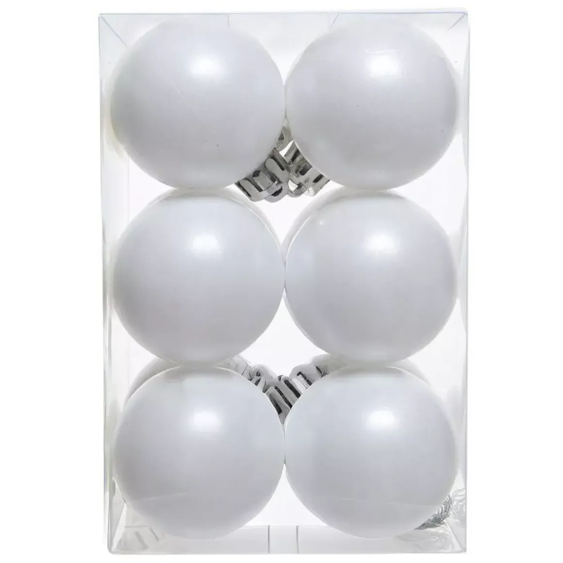 Set di 12 palline di Natale (D60 mm) Aravis Bianco