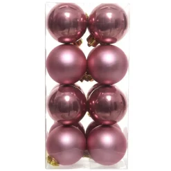 Set di 16 palline di Natale (D40 mm) Aravis Rosa antico