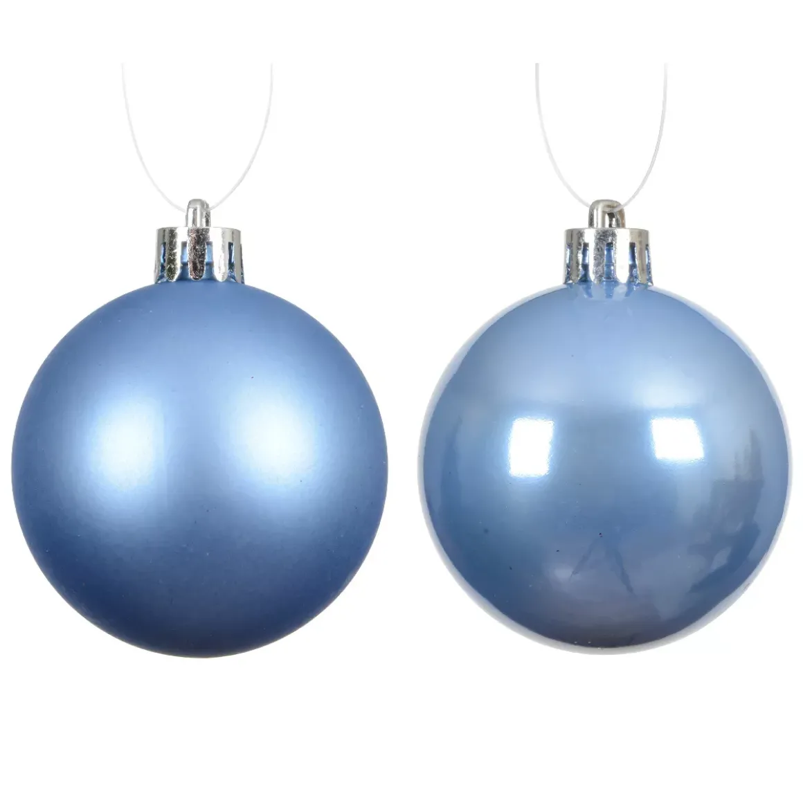 Set di 12 palline di Natale (D60 mm) Aravis Blu cielo