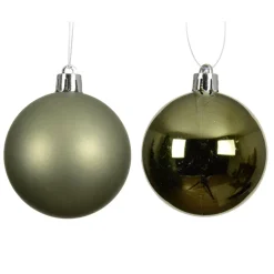 Set di 16 palline di Natale (D40 mm) Aravis Verde rosmarino