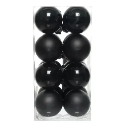 Set di 16 palline di Natale (D40 mm) Aravis Nero