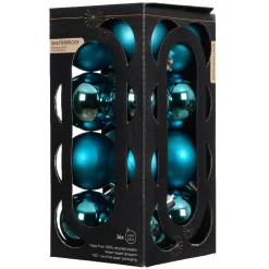 Set di 16 palline di Natale (D40 mm) Aravis Blu brillante