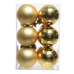 Set di 12 palline di Natale (D60 mm) Aravis Oro