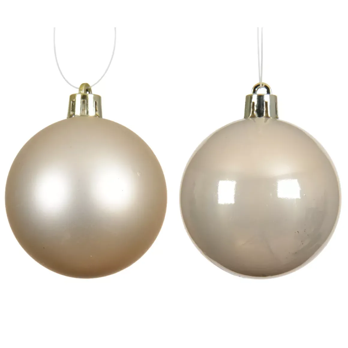 Set di 4 palline di Natale (D100 mm) Aravis Perla