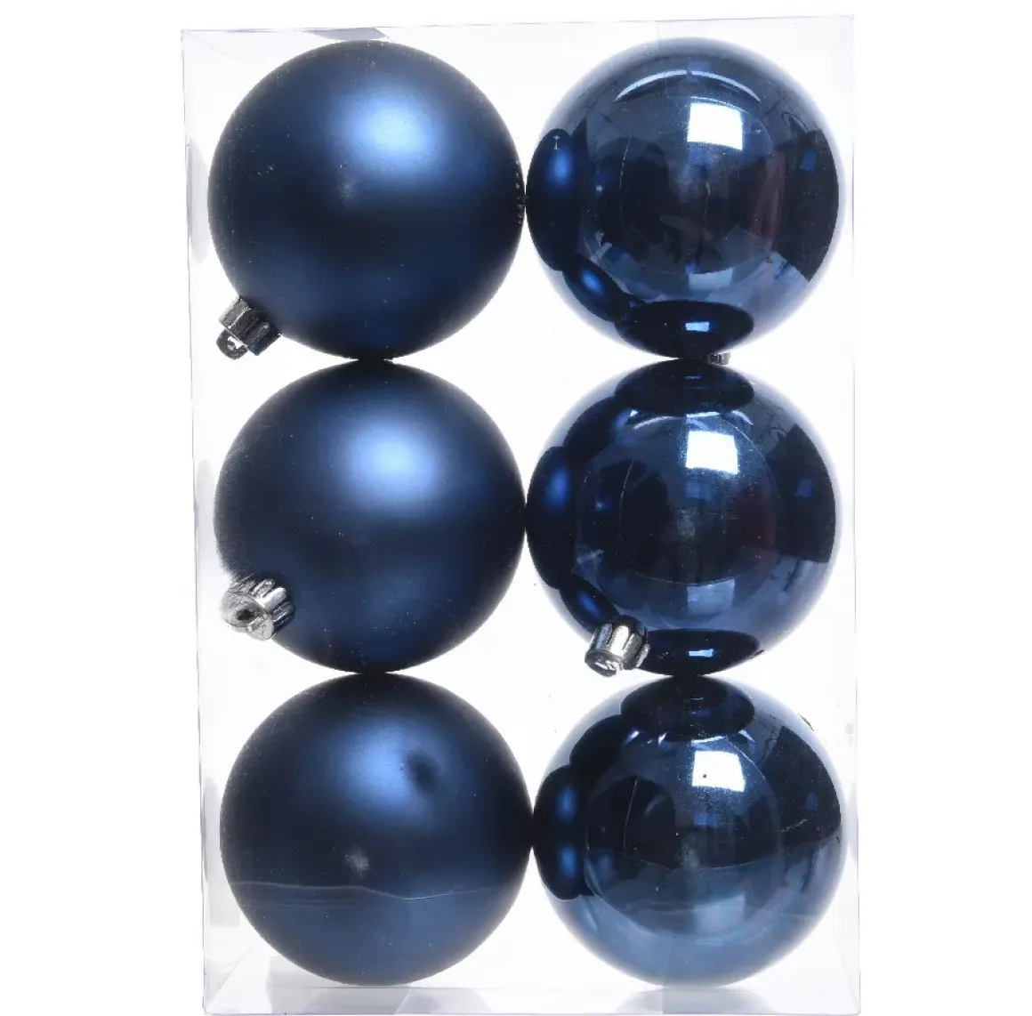 Set di 6 palline di Natale (D80 mm) Aravis Blu notte