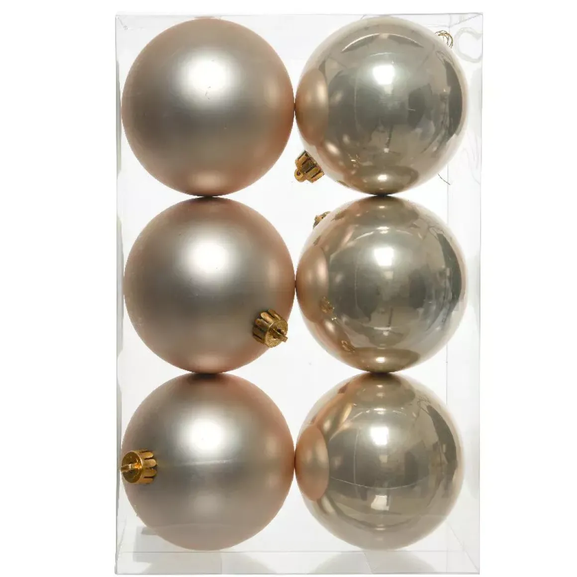 Set di 6 palline di Natale (D80 mm) Aravis Perla