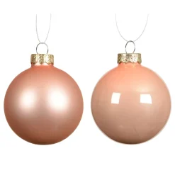 Set di 6 palline di Natale in vetro (D80 mm) Boreale Pesca