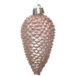 Set di 6 pigne Alpine Rosa cipria