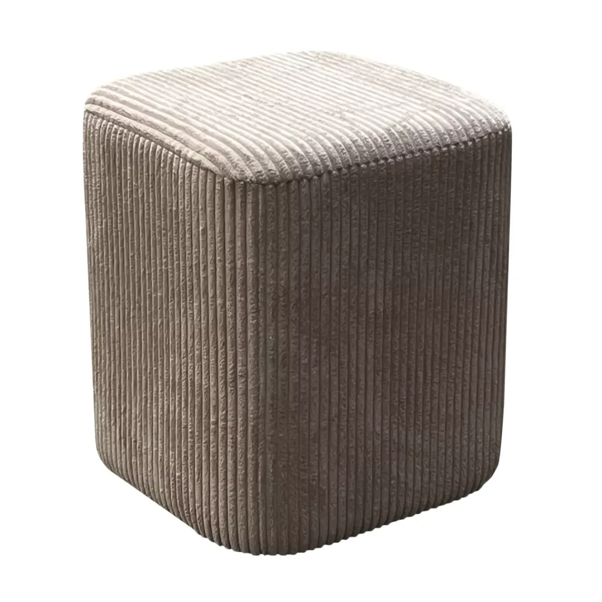 Sale Set di 2 pouf in velluto (H38 cm) Shan Pouf, Sgabelli, Bar|Pouf, Sgabelli